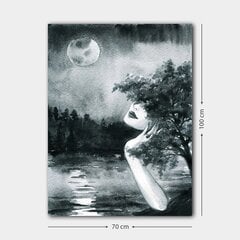 Репродукция Девушка в лунном свете цена и информация | Картины | 220.lv