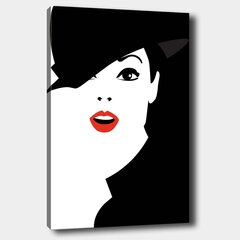 Репродукция на холсте Женщина в шляпе цена и информация | Картины | 220.lv