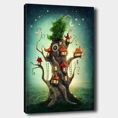 Репродукция на холсте Хижины на дереве цена и информация | Картины | 220.lv