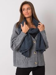 Женский вязаный шарф, темно-синий  цена и информация | <p>Тапочки женские</p>
 | 220.lv