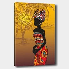 Reprodukcija uz audekla Saulriets Āfrikā cena un informācija | Gleznas | 220.lv