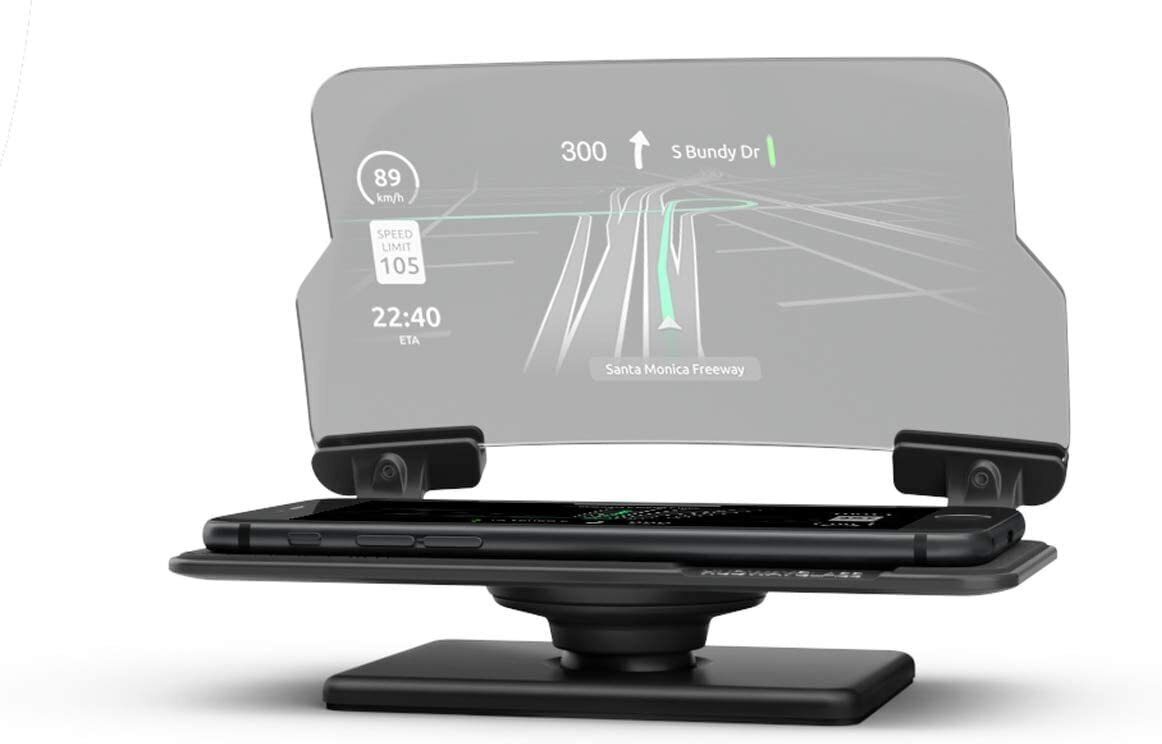 GPS navigācijas Head-Up (HUD) ekrāns Hudway Glass цена и информация | Auto GPS | 220.lv