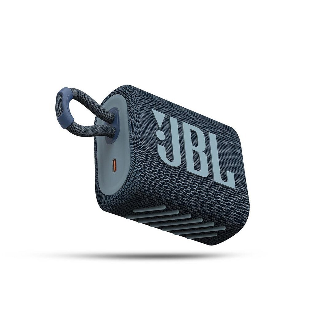 JBL Go 3 JBLGO3BLU цена и информация | Skaļruņi | 220.lv