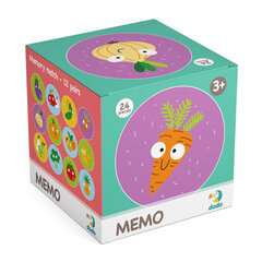 Мини-игра для развития памяти Dodo Фрукты и овощи, 24 корт., 300156 цена и информация | Развивающие игрушки | 220.lv