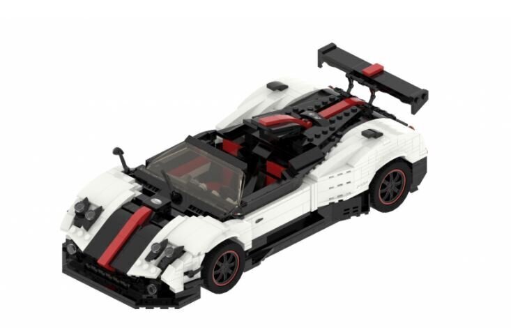 Saliekams automašīnas modelis Rastar Pagani Zonda Cinque Bricks, 98200 cena un informācija | Rotaļlietas zēniem | 220.lv