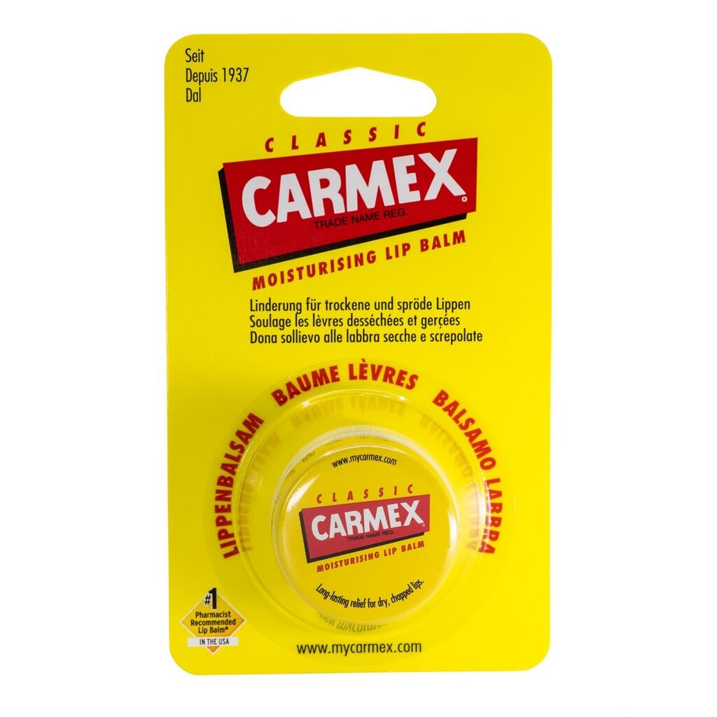 Lūpu balzams Carmex Classic 7,5 g cena un informācija | Lūpu krāsas, balzāmi, spīdumi, vazelīns | 220.lv