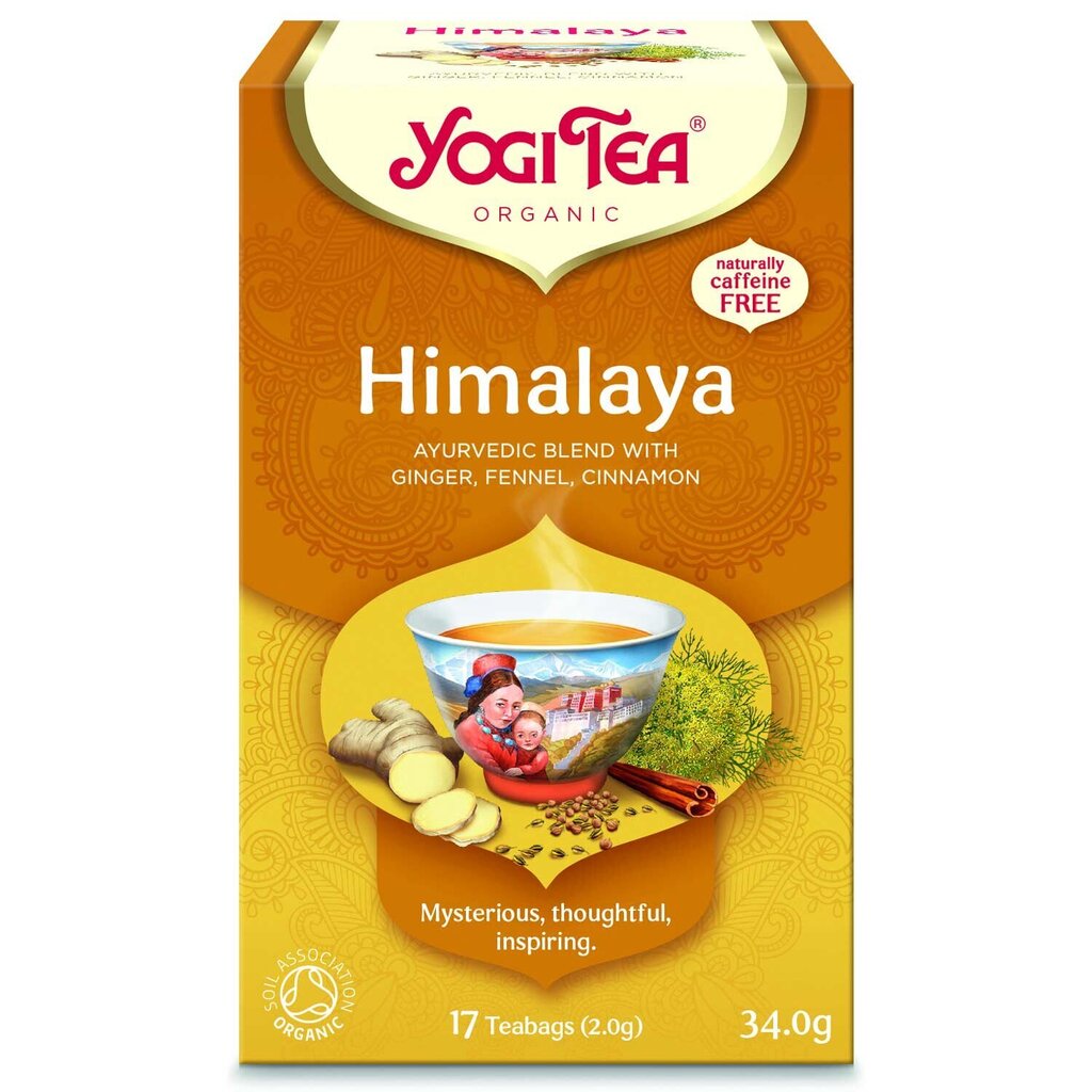 Jogi Tea Ekoloģiskā tēja Himalaya, 17 gab. cena un informācija | Tēja | 220.lv