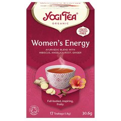 Yogi Tea Ekoloģiskā tēta Women’s Energy, 17 gab. cena un informācija | Tējas un ārstniecības augi | 220.lv