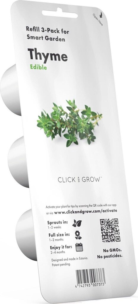 Click&Grow SGR17X3 cena un informācija | Diedzēšanas trauki, augu lampas | 220.lv