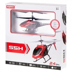 Radio vadāms helikopters SYMA S5H 2,4 GHz, sarkans, 8 gadi + cena un informācija | Rotaļlietas zēniem | 220.lv