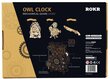 3D koka puzle-pulkstenis Robotime Pūce, 14 gadi + цена и информация | Konstruktori | 220.lv