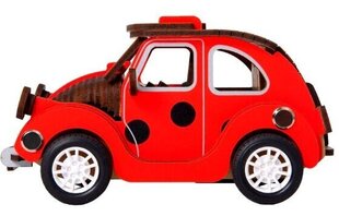 Деревянный 3D пазл Robotime Beetle Car, 5 лет + цена и информация | Конструкторы и кубики | 220.lv
