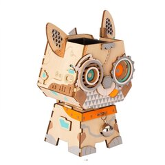 Деревянный 3D пазл - цветочный горшок Robotime Dog цена и информация | Kонструкторы | 220.lv