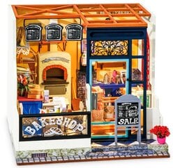Деревянная сборная миниатюра Robotime 3D Nancy's Bake Shop, 14 лет + цена и информация | Конструкторы и кубики | 220.lv