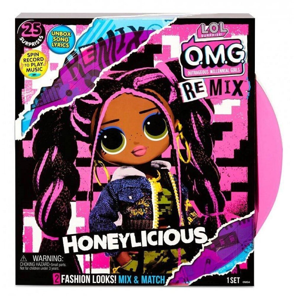 LOL Surprise! OMG ReMix Honeylicious цена | 220.lv