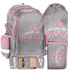 Skolas mugursoma Disney Minnie Mouse + penālis + soma цена и информация | Школьные рюкзаки, спортивные сумки | 220.lv