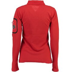 Polo T-krekls sievietēm Geographical Norway, Kashionista, sarkans cena un informācija | T-krekli sievietēm | 220.lv