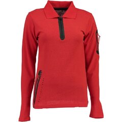 Polo T-krekls sievietēm Geographical Norway, Kashionista, sarkans cena un informācija | T-krekli sievietēm | 220.lv
