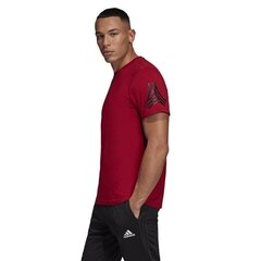 Спортивная футболка мужская, Adidas Tango Logo Tee M DZ9592 красная цена и информация | Мужская спортивная одежда | 220.lv