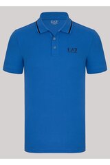 Рубашка поло мужская Armani, синяя цена и информация | Emporio Armani Одежда, обувь и аксессуары | 220.lv