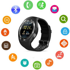 Viedpulkstenis Y1 Melns operētājsistēmai Android/ IOS cena un informācija | Viedpulksteņi (smartwatch) | 220.lv