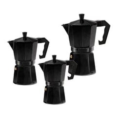 Espresso kafijas kanna Kruger Italiano Nero, 180 ml cena un informācija | Kafijas kannas, tējkannas | 220.lv