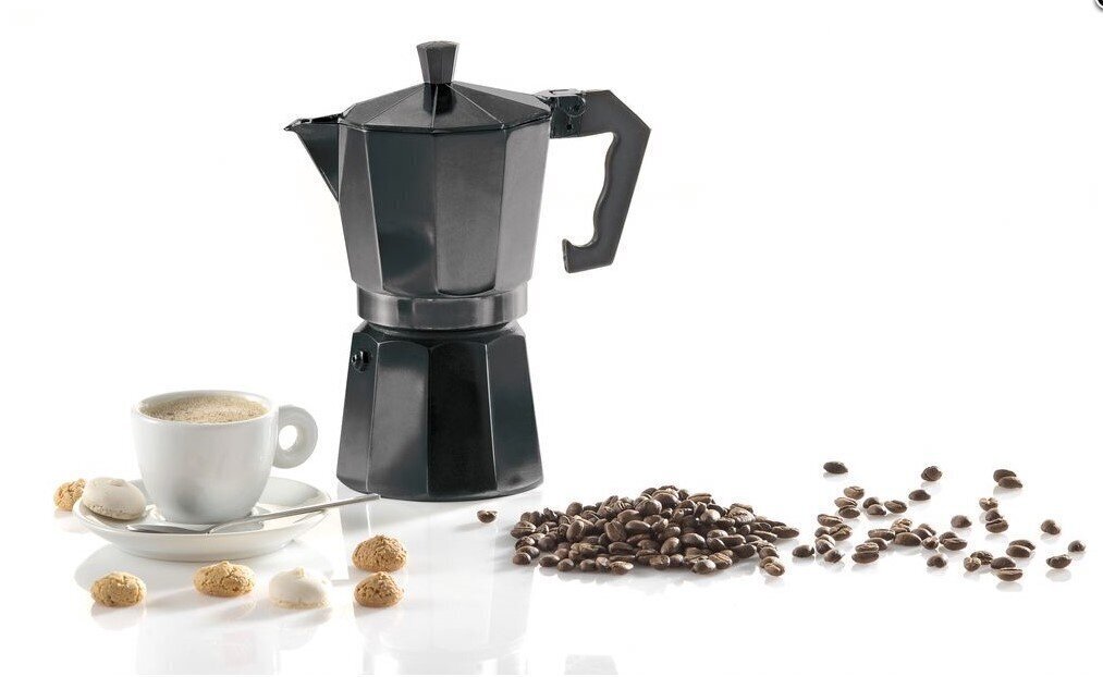 Espresso kafijas kanna Kruger Italiano Nero, 90 ml cena un informācija | Kafijas kannas, tējkannas | 220.lv