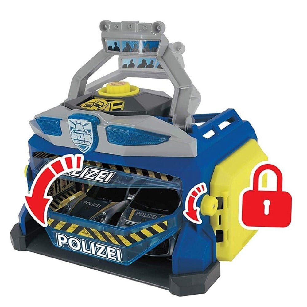 Liels policijas iecirknis ar transporta līdzekļiem - Dickie Toys - Ultimate Police Headquarter cena un informācija | Rotaļlietas zēniem | 220.lv