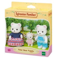 Набор кукол Sylvanian Families The Polar Bear Family цена и информация | Игрушки для девочек | 220.lv