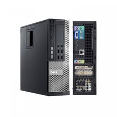 Dell 7010 SFF i3-3240 4GB 500GB HDD Windows 10 Professional cena un informācija | Stacionārie datori | 220.lv