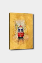 Reprodukcija uz audekla Sarkanais tramvajs cena un informācija | Gleznas | 220.lv