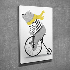 Репродукция Медведь на велосипеде цена и информация | Картины | 220.lv