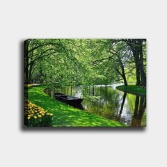 Репродукция Лодка на реке цена и информация | Картины | 220.lv
