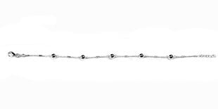 Серебряная цепочка на ногу, 901012425 цена и информация | Женские браслеты | 220.lv
