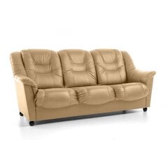 Mīksto mēbeļu komplekts Mann 3+1+1, pārklats ar ādu cena un informācija | Dīvānu komplekti | 220.lv