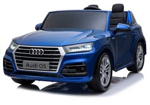 Elektriskā apvidus automašīna bērniem Audi Q5, krāsota zilā krāsā cena un informācija | Bērnu elektroauto | 220.lv