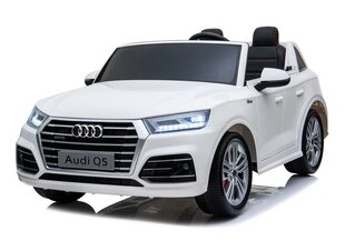 Электрический внедорожник для детей Audi Q5, белый цена и информация | Электромобили для детей | 220.lv