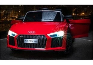 Elektriskā sporta automašīna bērniem Audi R8 Spyder, sarkans цена и информация | Электромобили для детей | 220.lv