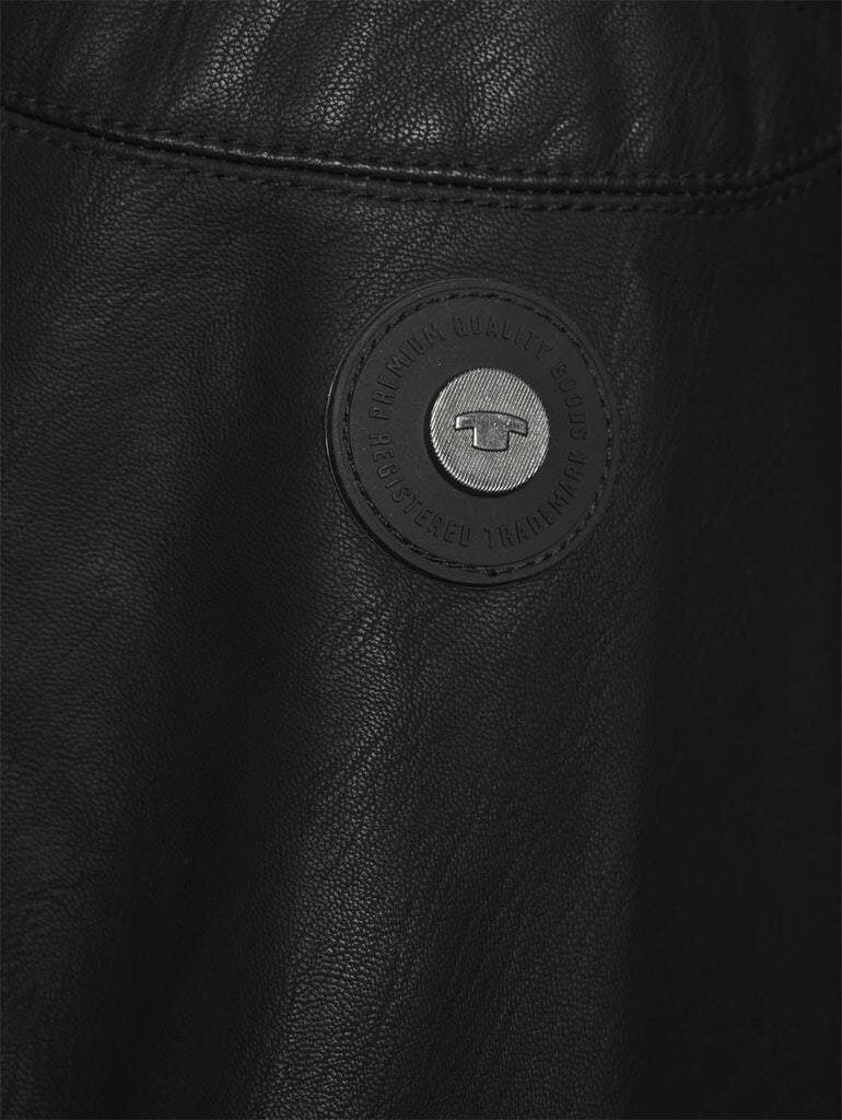 Tom Tailor vīriešu mākslīgās ādas jaka, melna 907163921 цена и информация | Vīriešu virsjakas | 220.lv