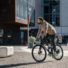 Elektriskais velosipēds Oolter Torm, M izmērs, melns цена и информация | Электровелосипеды | 220.lv