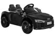Elektriskā sporta automašīna bērniem Audi R8 Spyder, melnā krāsā цена и информация | Bērnu elektroauto | 220.lv