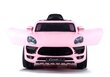 Elektriskais sporta automobilis Coronet, Model S, rozā krāsā cena un informācija | Bērnu elektroauto | 220.lv