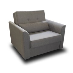 Izvelkams atzveltnes krēsls ar kasti veļai Mini I, pelēkā krāsā cena un informācija | Atpūtas krēsli | 220.lv