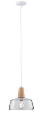 Подвесной светильник Paulmann Neordic Yva макс. 20Вт E27 230В, дерево/прозрачный дерево/стекло, 920053414 цена и информация | Настенный/подвесной светильник Eye Spot 11 BL, чёрный | 220.lv