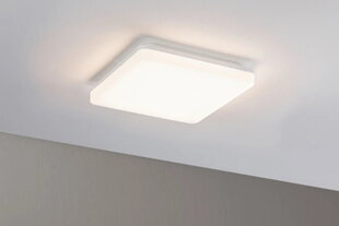 LED Panelis Paulmann Cela 15.5W  IP44 280x280 mm, balts matēts plastmasas plastikāts 3step toņmaiņas cena un informācija | Griestu lampas | 220.lv