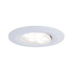 Iebūvējams Gaismeklis Paulmann Calla IP65 90mm 30° 6W 680lm 230V 4000K balts matēts cena un informācija | Iebūvējamās lampas, LED paneļi | 220.lv