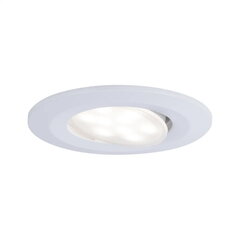 Iebūvējams Gaismeklis Paulmann Calla IP65 90mm 30° 6W 680lm 230V gaismas krāsas maiņa, balts matēts цена и информация | Потолочные светильники | 220.lv