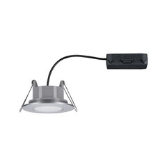 Iebūvējams Gaismeklis Paulmann Calla IP65 90mm 30° 6W 680lm 230V 4000K matēts hroms cena un informācija | Iebūvējamās lampas, LED paneļi | 220.lv