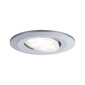 Iebūvējams Gaismeklis Paulmann Calla IP65 90mm 30° 6W 680lm 230V 4000K matēts hroms cena un informācija | Iebūvējamās lampas, LED paneļi | 220.lv