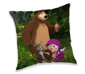 Декоративная подушка Masa and The Bear 087, 40 x 40 cm цена и информация | Декоративные подушки и наволочки | 220.lv